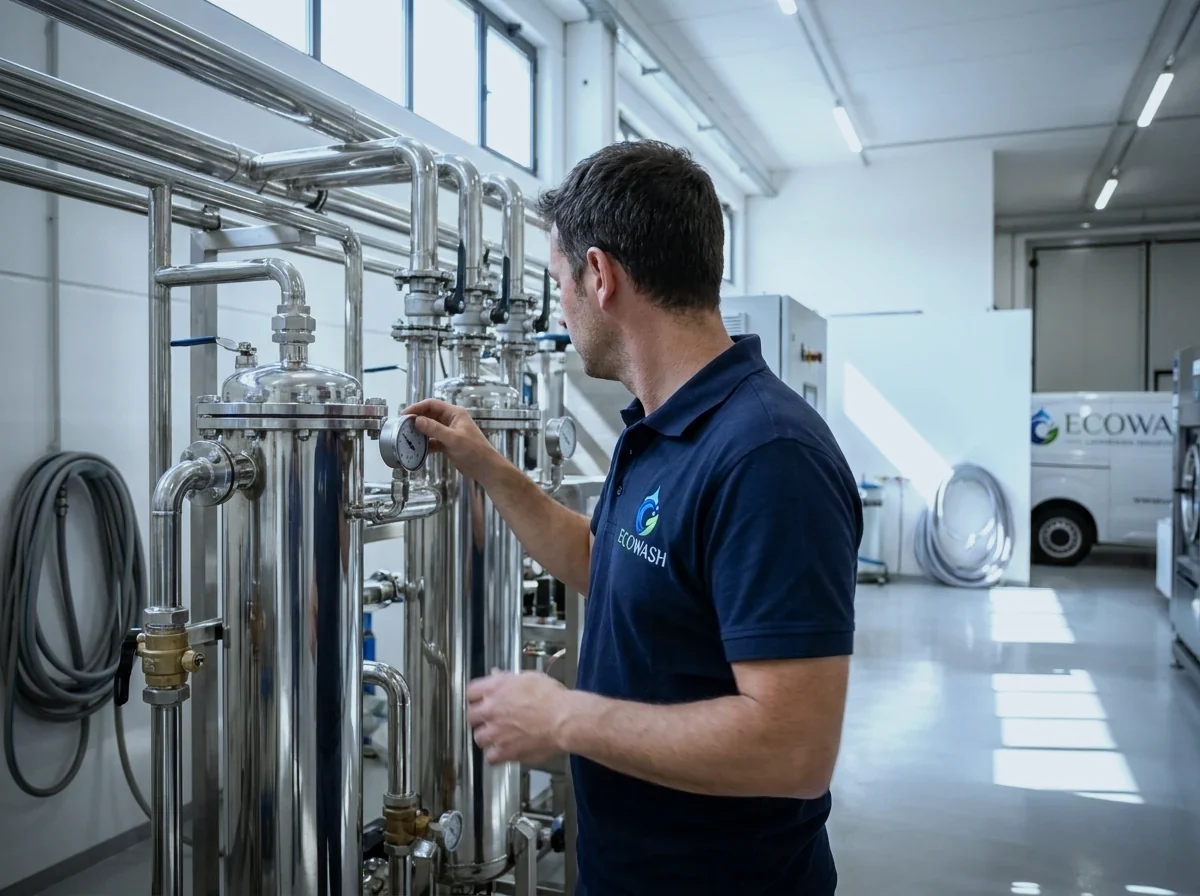 Depurazione delle acque e recupero di calore nello stabilimento ECOWASH
